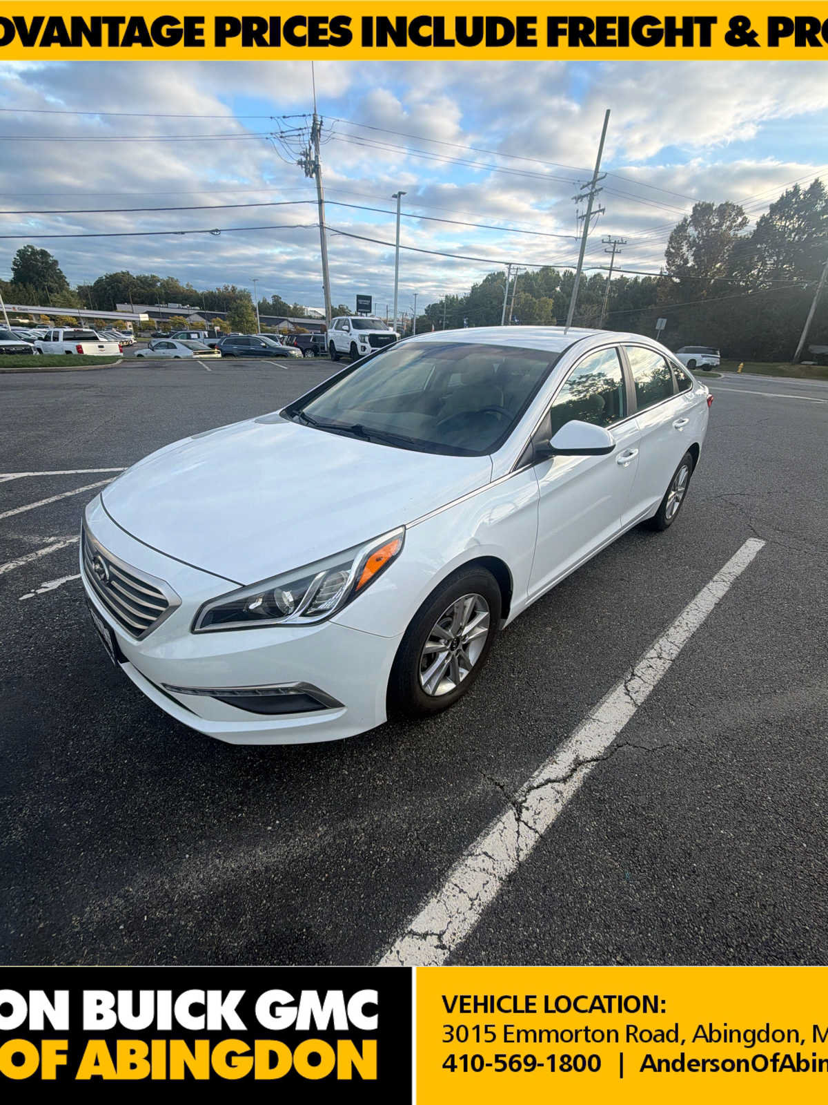 Used 2015 Hyundai Sonata SE w/ Option Group 09 FWD image 1