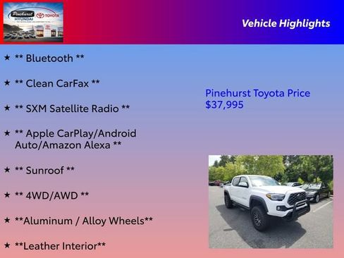 Used 2020 Toyota Tacoma TRD Off-Road w/ TRD Premium Off Road Package AWD/4WD image 16