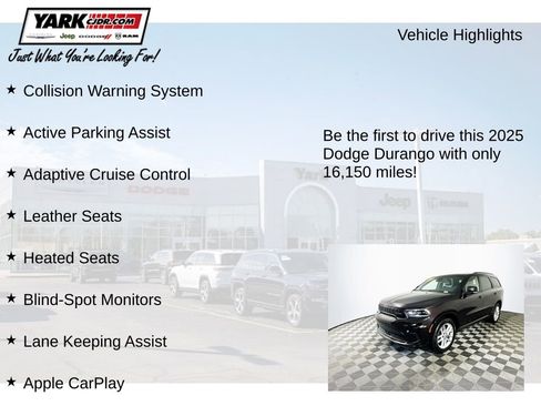 Certified 2025 Dodge Durango GT image 13