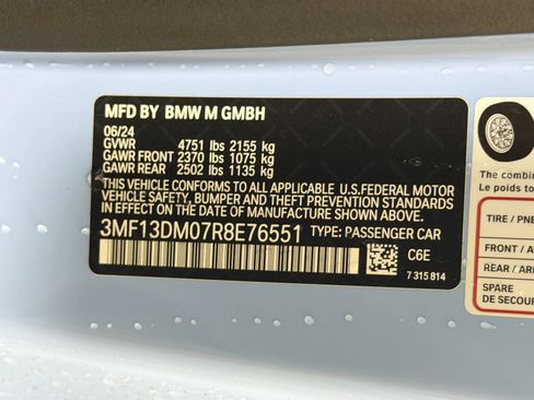 Used 2024 BMW M2 w/ Lighting Package RWD image 36