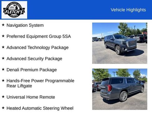 Used 2021 GMC Yukon XL Denali w/ Denali Premium Package AWD/4WD image 2