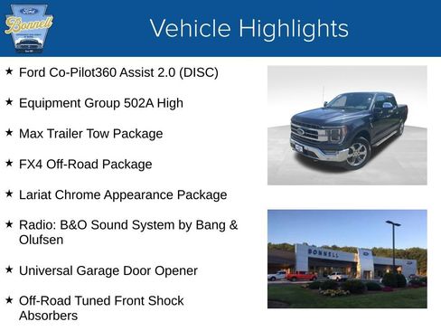 Used 2022 Ford F150 Lariat w/ Equipment Group 502A High image 5