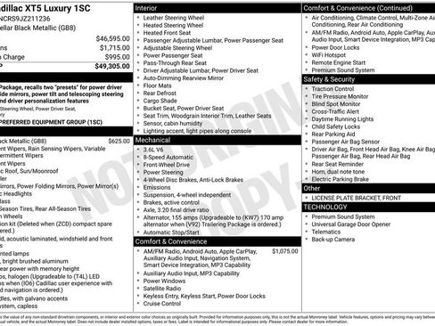 Used 2018 Cadillac XT5 Luxury image 8