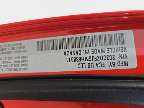 Used 2021 Dodge Challenger R/T Scat Pack w/ Scat Pack Stripe RWD image 31