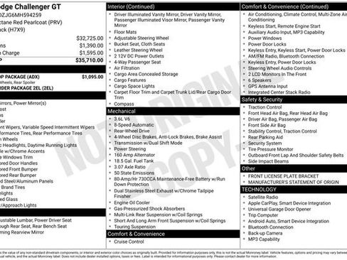 Used 2021 Dodge Challenger GT w/ Blacktop Package RWD image 3