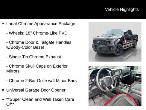 Used 2019 Ford F150 Lariat w/ Equipment Group 502A Luxury AWD/4WD image 31
