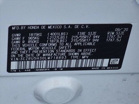 Used 2020 Honda HR-V LX image 23