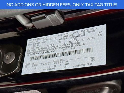 New 2025 Ford F150 XLT w/ Equipment Group 302A MID image 32