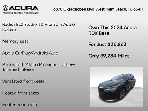 Used 2024 Acura RDX SH-AWD w/ Advance Package image 7