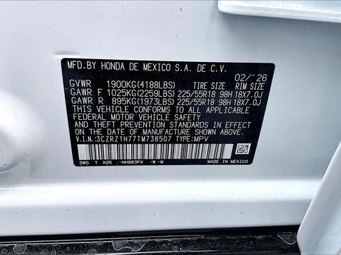 New 2026 Honda HR-V EX-L image 17
