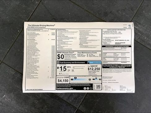 New 2026 BMW X5 M Competition w/ Executive Package AWD/4WD image 14