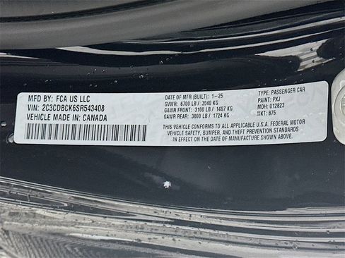 New 2025 Dodge Charger Daytona R/T w/ Quick Order Package 25M R/T image 18