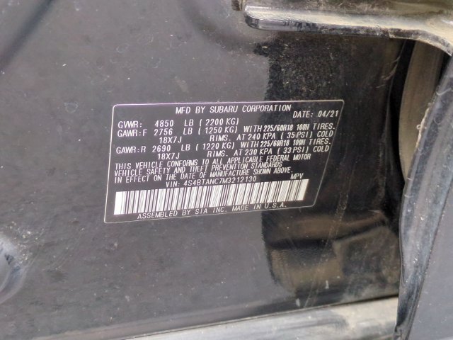 Used 2021 Subaru Outback Limited w/ Popular Package #2 AWD/4WD image 35