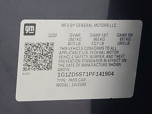 Used 2023 Chevrolet Malibu LT w/ Driver Confidence Package FWD image 33