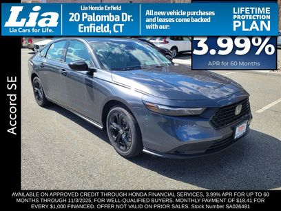 New 2025 Honda Accord SE