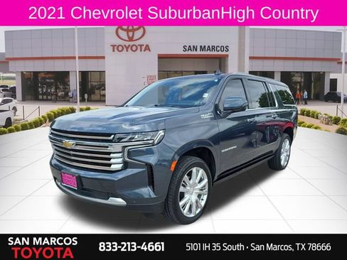 Used 2021 Chevrolet Suburban High Country w/ Premium Package RWD image 1