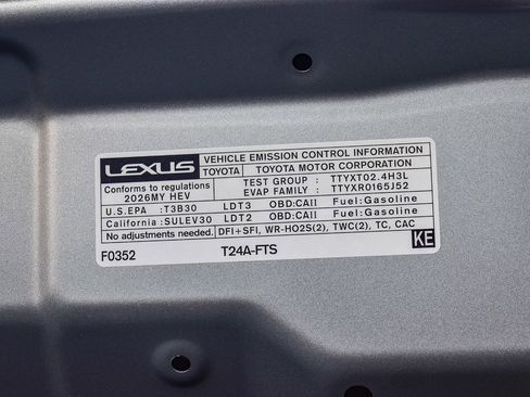 New 2026 Lexus TX 500h AWD image 28