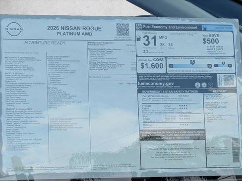 New 2026 Nissan Rogue Platinum image 16