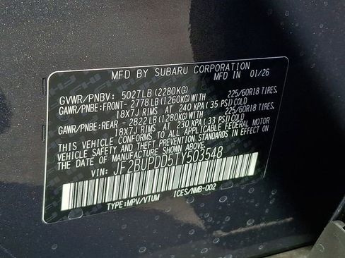 New 2026 Subaru Outback Limited image 11