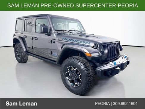 Used 2023 Jeep Wrangler Unlimited Rubicon 4xe w/ Steel Bumper Group AWD/4WD image 1
