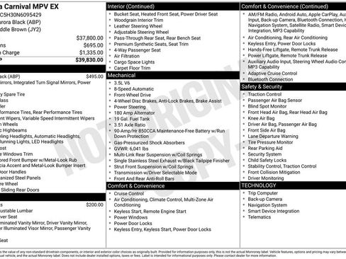 Used 2022 Kia Carnival EX FWD image 12