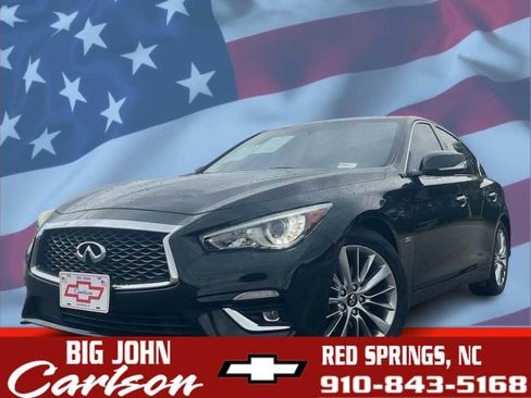 Used 2019 INFINITI Q50 Luxe w/ Cargo Package (L96) RWD image 1