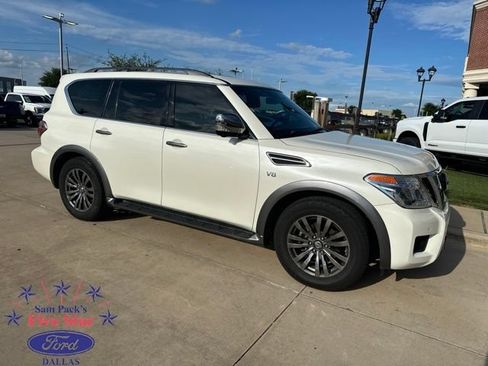 Used 2018 Nissan Armada Platinum w/ Captain Seat Package RWD image 1