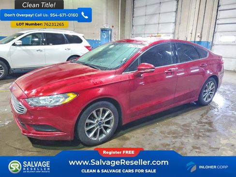 Used 2017 Ford Fusion SE w/ Fusion SE Technology Package image 1