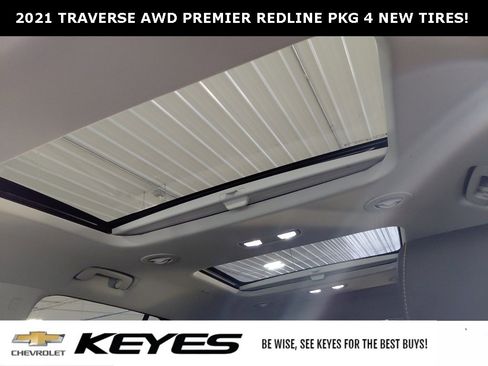 Certified 2021 Chevrolet Traverse Premier w/ Redline Edition image 36