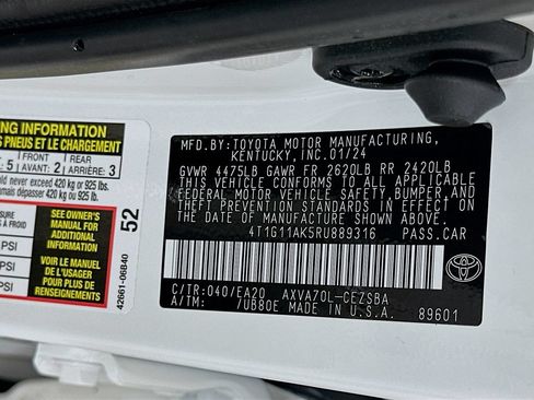 Certified 2024 Toyota Camry SE FWD image 30