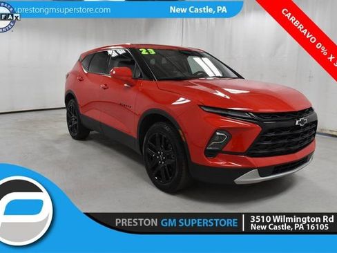 Certified 2023 Chevrolet Blazer LT w/ LPO, Black Grille Bar Package FWD image 1