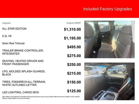 Used 2016 Chevrolet Silverado 1500 LT w/ All Star Edition AWD/4WD image 5