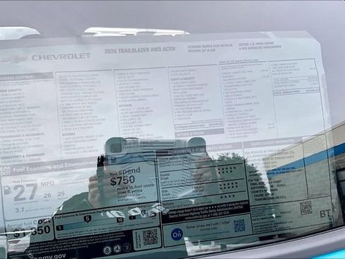 New 2026 Chevrolet TrailBlazer ACTIV w/ Convenience Package image 13