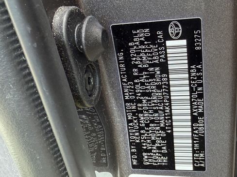 Used 2023 Toyota Camry LE FWD image 22