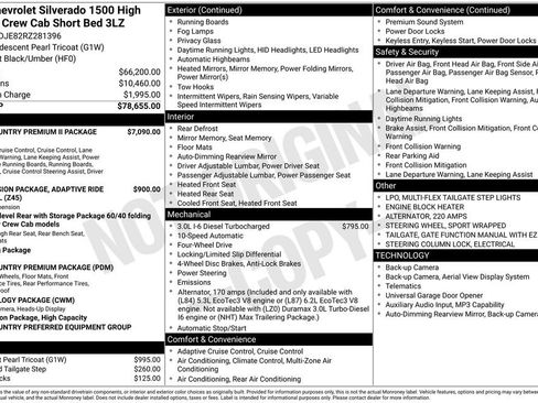 Certified 2024 Chevrolet Silverado 1500 High Country AWD/4WD image 38