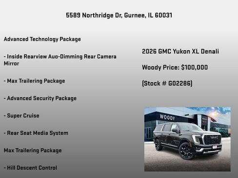 New 2026 GMC Yukon XL Denali w/ Denali Reserve Package image 19