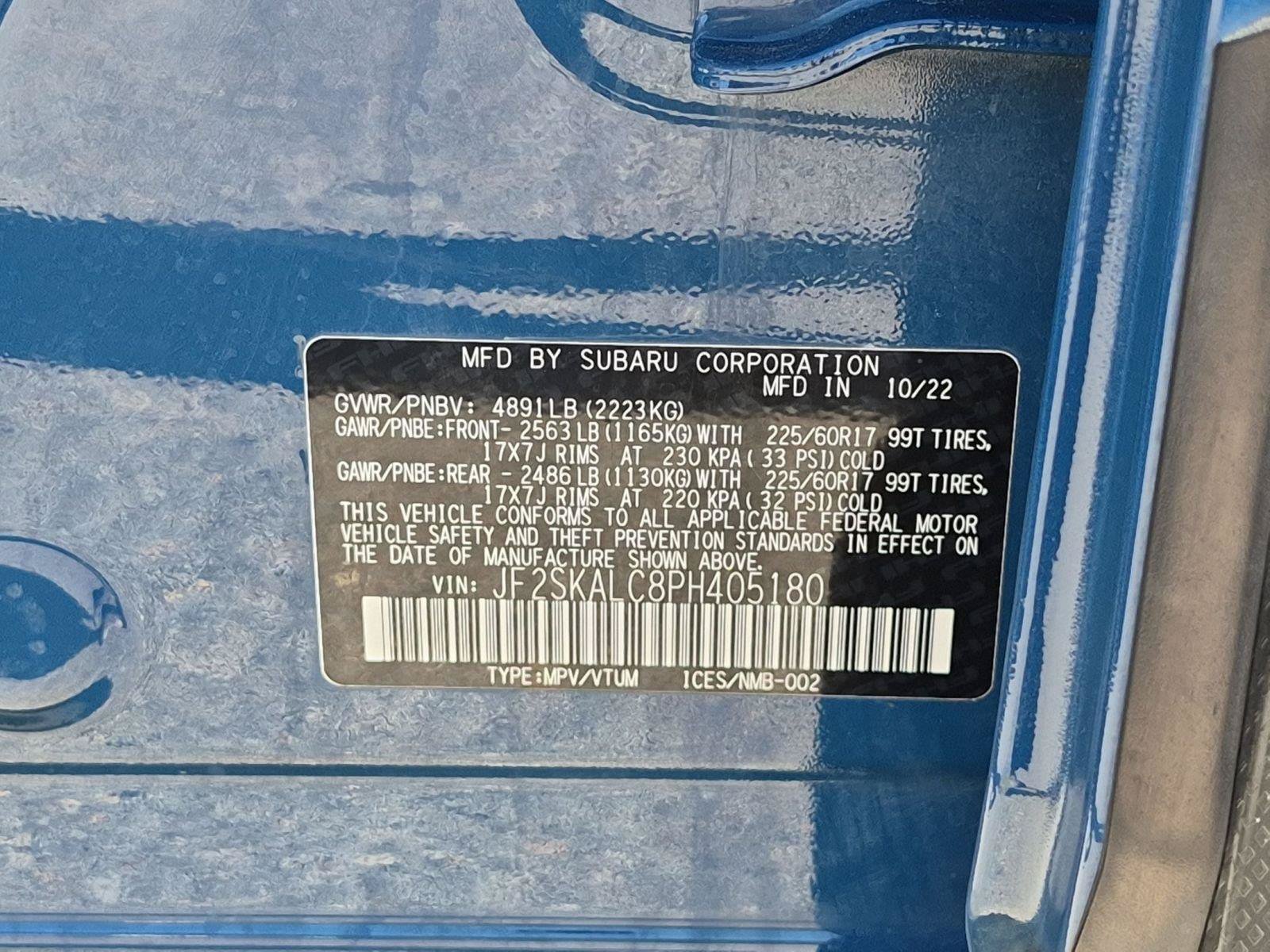 Certified 2023 Subaru Forester Wilderness AWD/4WD image 32