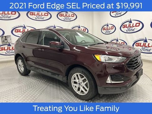 Used 2021 Ford Edge SEL FWD image 1