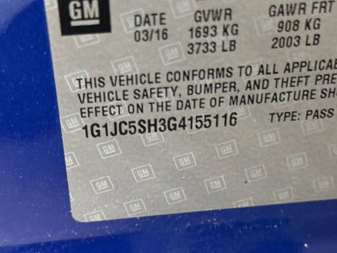Used 2016 Chevrolet Sonic LT FWD image 27