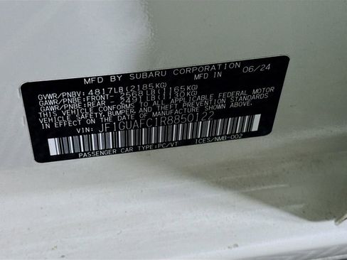 Certified 2024 Subaru Impreza 2.0i Sport AWD/4WD image 35