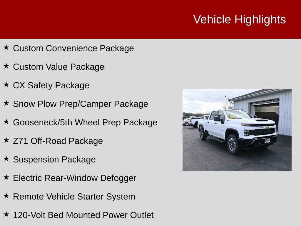 New 2026 Chevrolet Silverado 2500 Custom w/ Custom Value Package AWD/4WD image 2