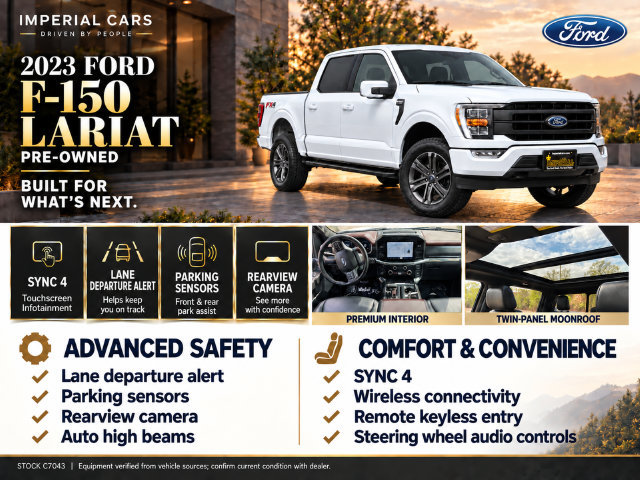 Used 2023 Ford F150 Lariat AWD/4WD image 6
