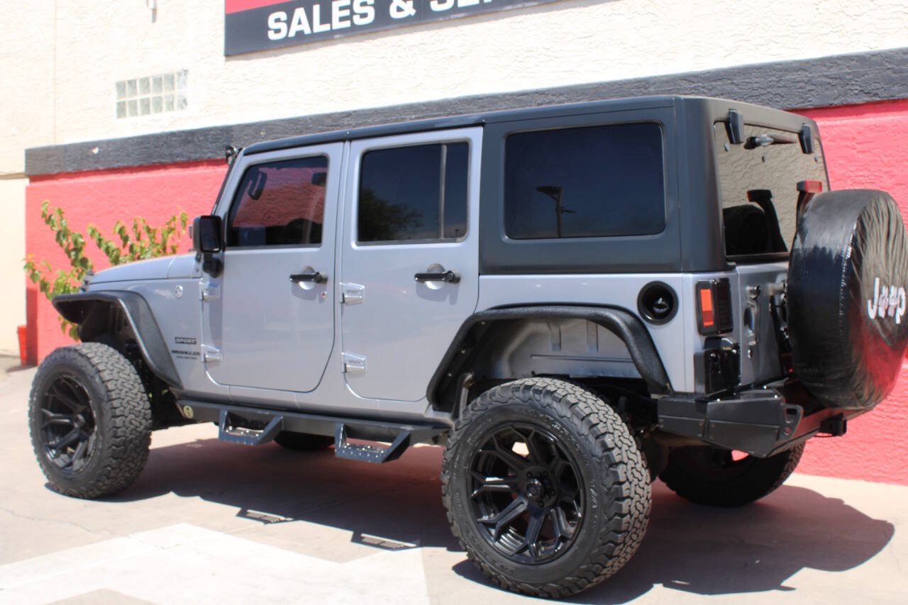 Used 2016 Jeep Wrangler Unlimited Sport w/ Quick Order Package 24S AWD/4WD image 8