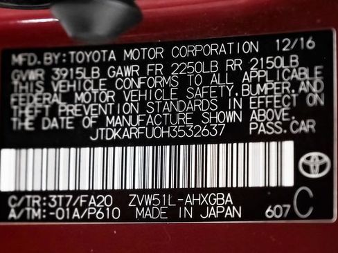 Used 2017 Toyota Prius Three FWD image 51