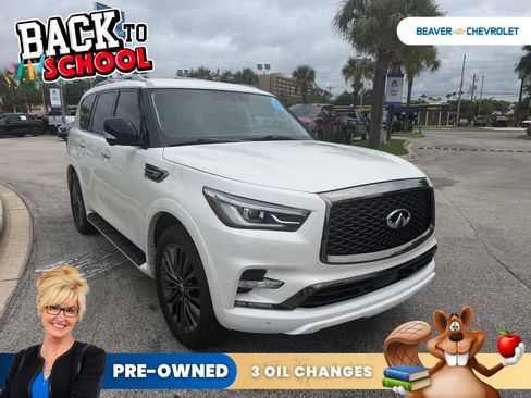 Used 2022 INFINITI QX80 Premium Select w/ Cargo Package RWD image 2