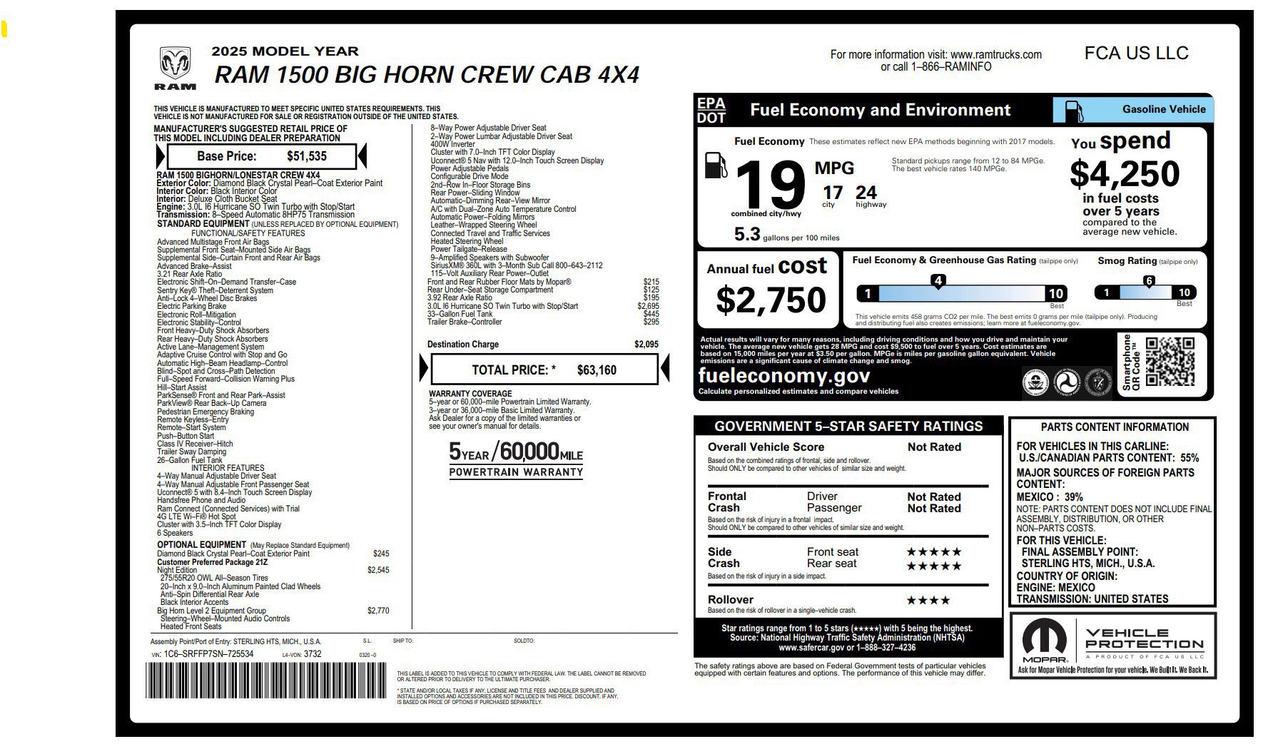 Used 2025 RAM 1500 Big Horn AWD/4WD image 25
