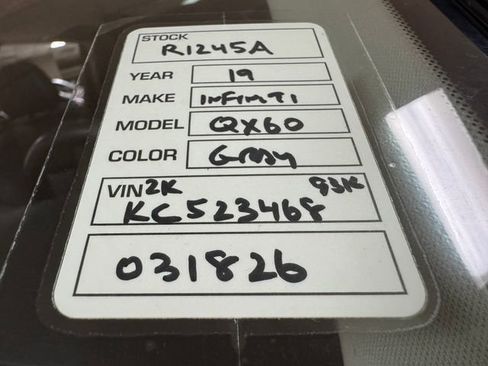 Used 2019 INFINITI QX60 Luxe w/ Sensory Package image 30
