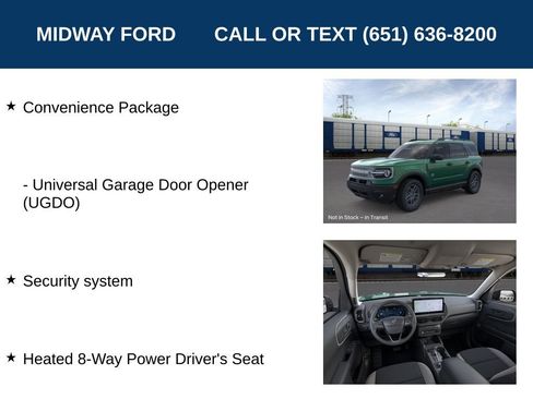 Used 2025 Ford Bronco Sport Big Bend w/ Convenience Package image 13