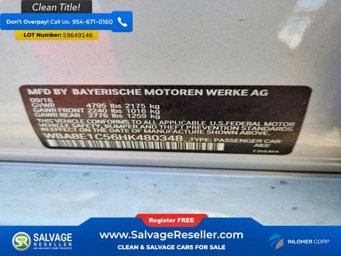 Used 2017 BMW 330e w/ Technology Package RWD image 16