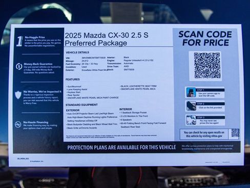 Used 2025 MAZDA CX-30 AWD 2.5 S w/ Preferred Package image 28
